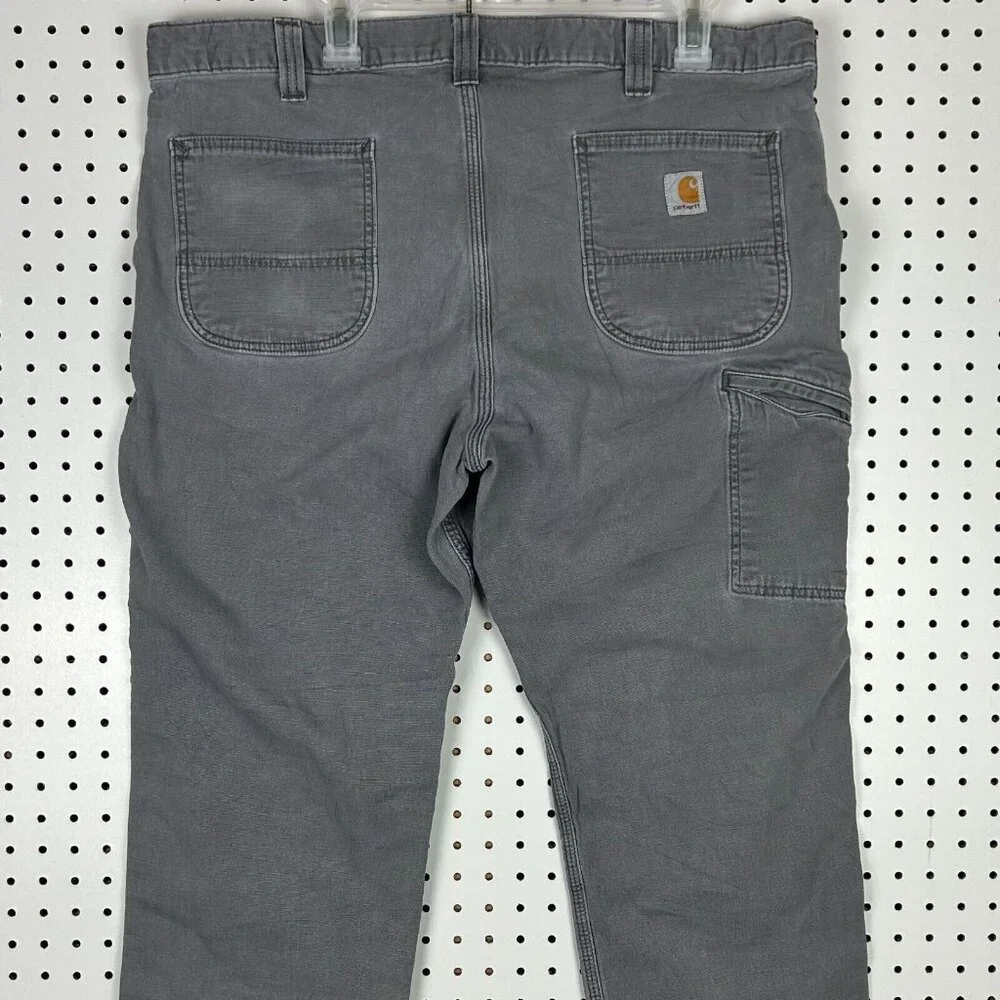 Carhartt Work Wear Pants40x30 Men's Gray Relaxed Fit 102291-033 Cotton Blend Y2K